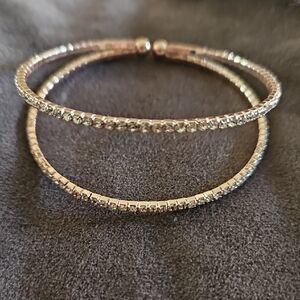 Elegant Gold and Silver Bracelet Set